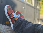VDUBYA Plaid sneakers Orange