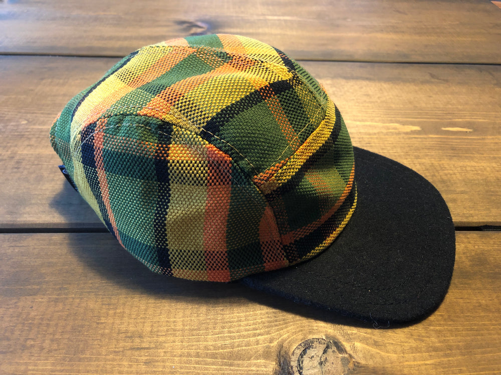 Westy Plaid Hat in orange