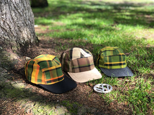 Westy Plaid Hat in orange