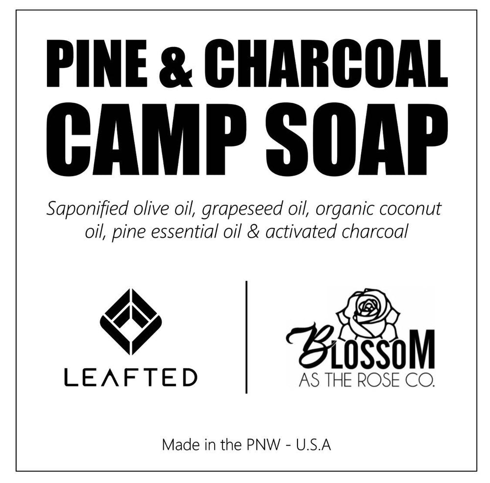 Biodegradable camp soap on a rope