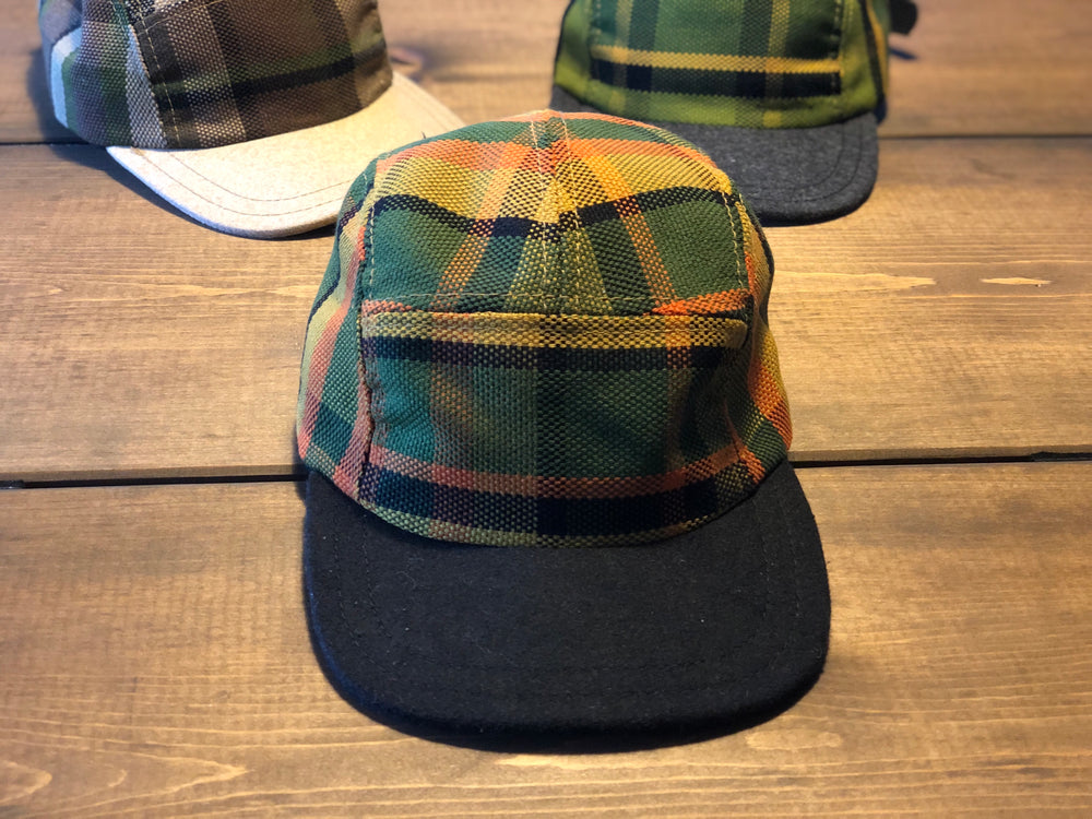 Westy Plaid Hat in orange
