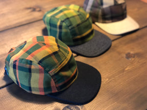 Westy Plaid Hat in orange