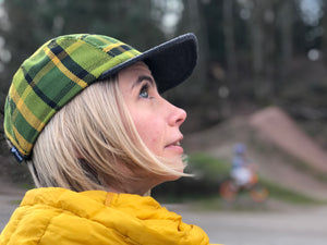 Westy Plaid Hat in green