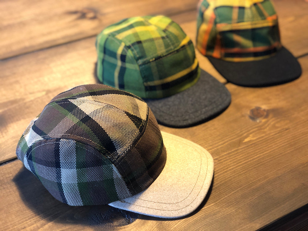 Westy Plaid Hat in brown