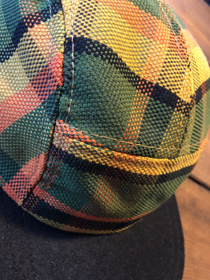 Westy Plaid Hat in orange